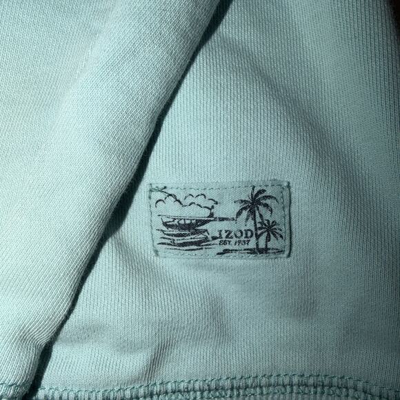 IZOD Saltwater Relaxed Classic Blue, Large - 100% COTTON SWEAT SHIRT - Picture 2 of 8